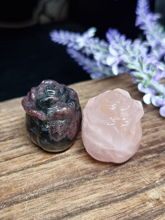 Rose carvings