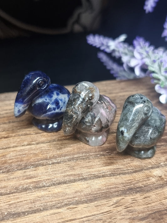 Ibis carvings