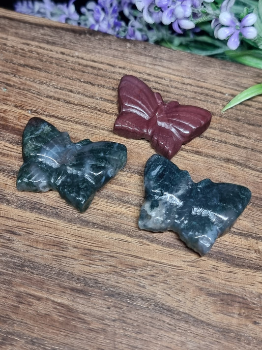 Butterfly carvings