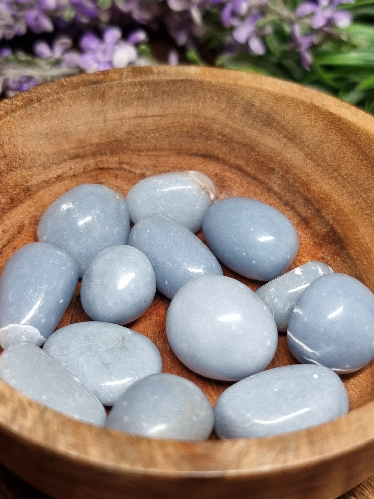 Angelite small tumbles