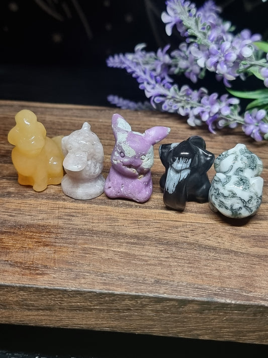 Pokemon carvings