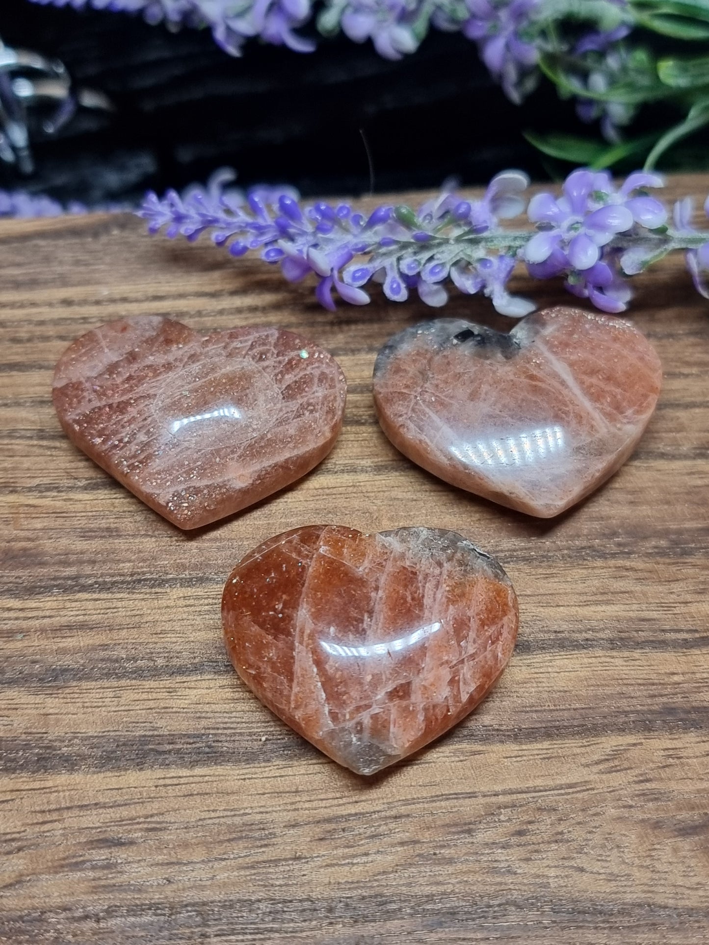 Confetti sunstone hearts