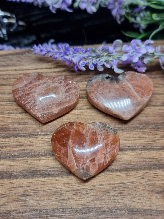 Confetti sunstone hearts