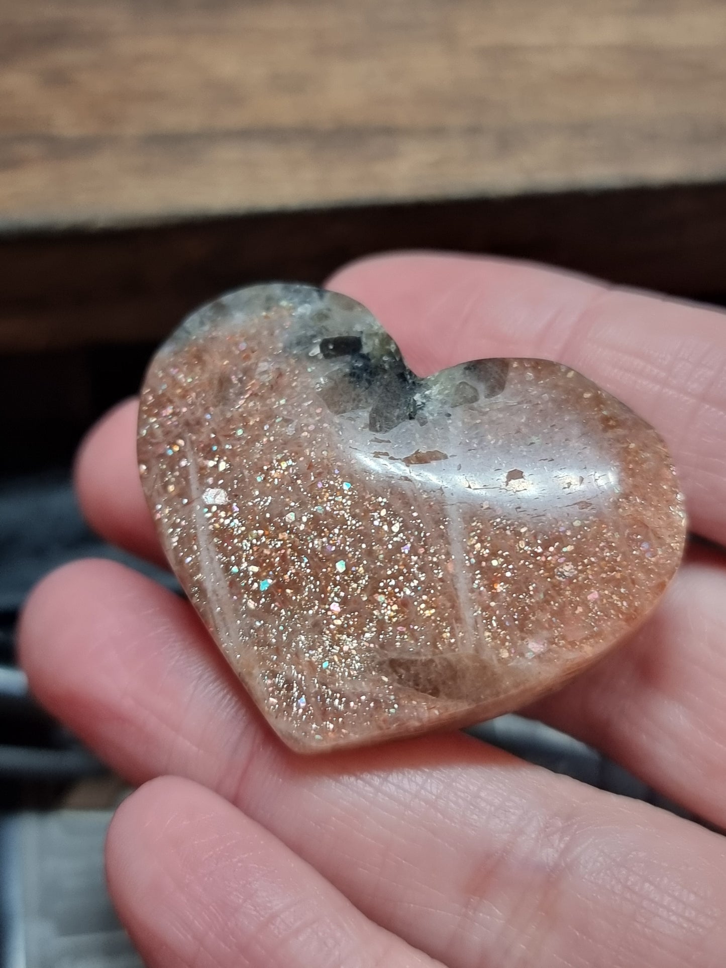Confetti sunstone hearts