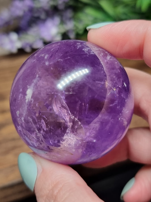 Ametrine sphere