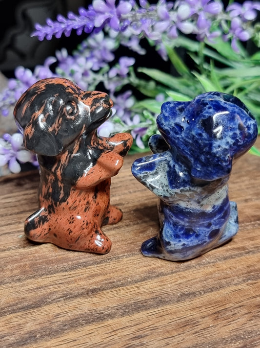 Puppy carvings