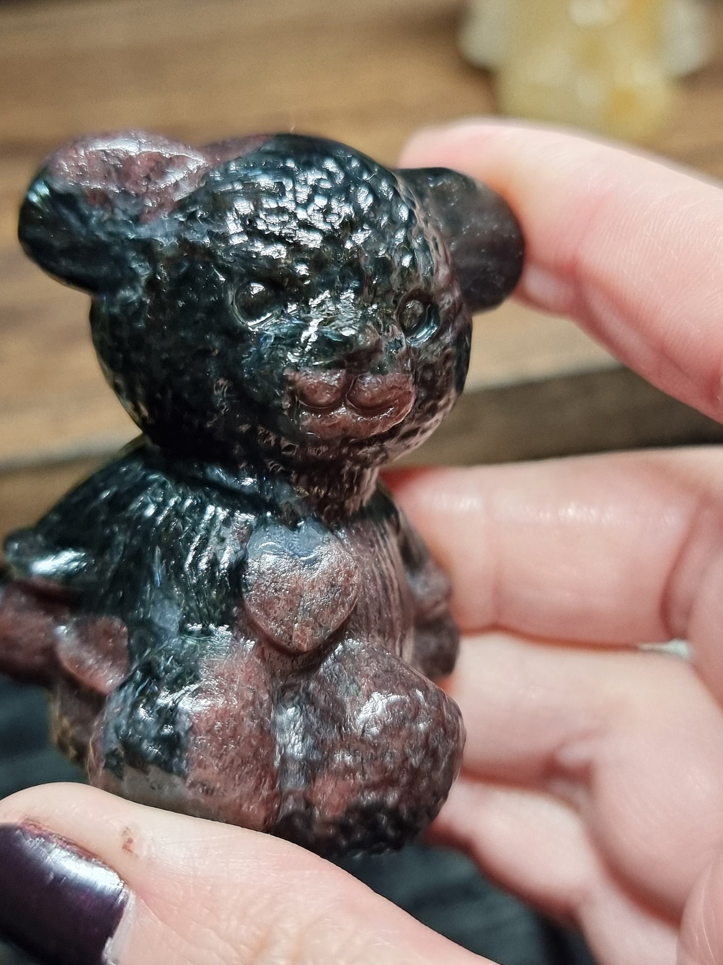 Teddy bear carvings