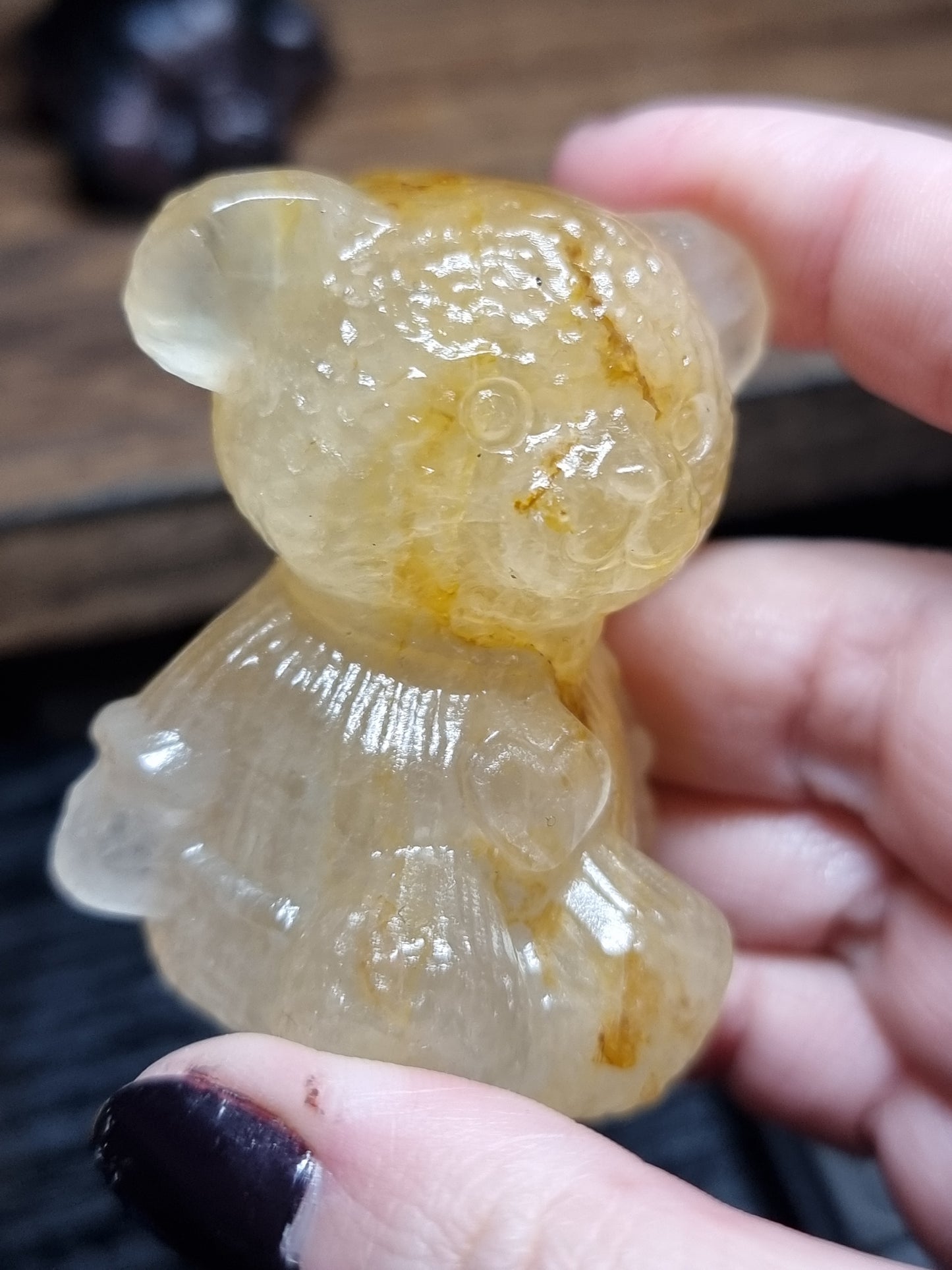 Teddy bear carvings
