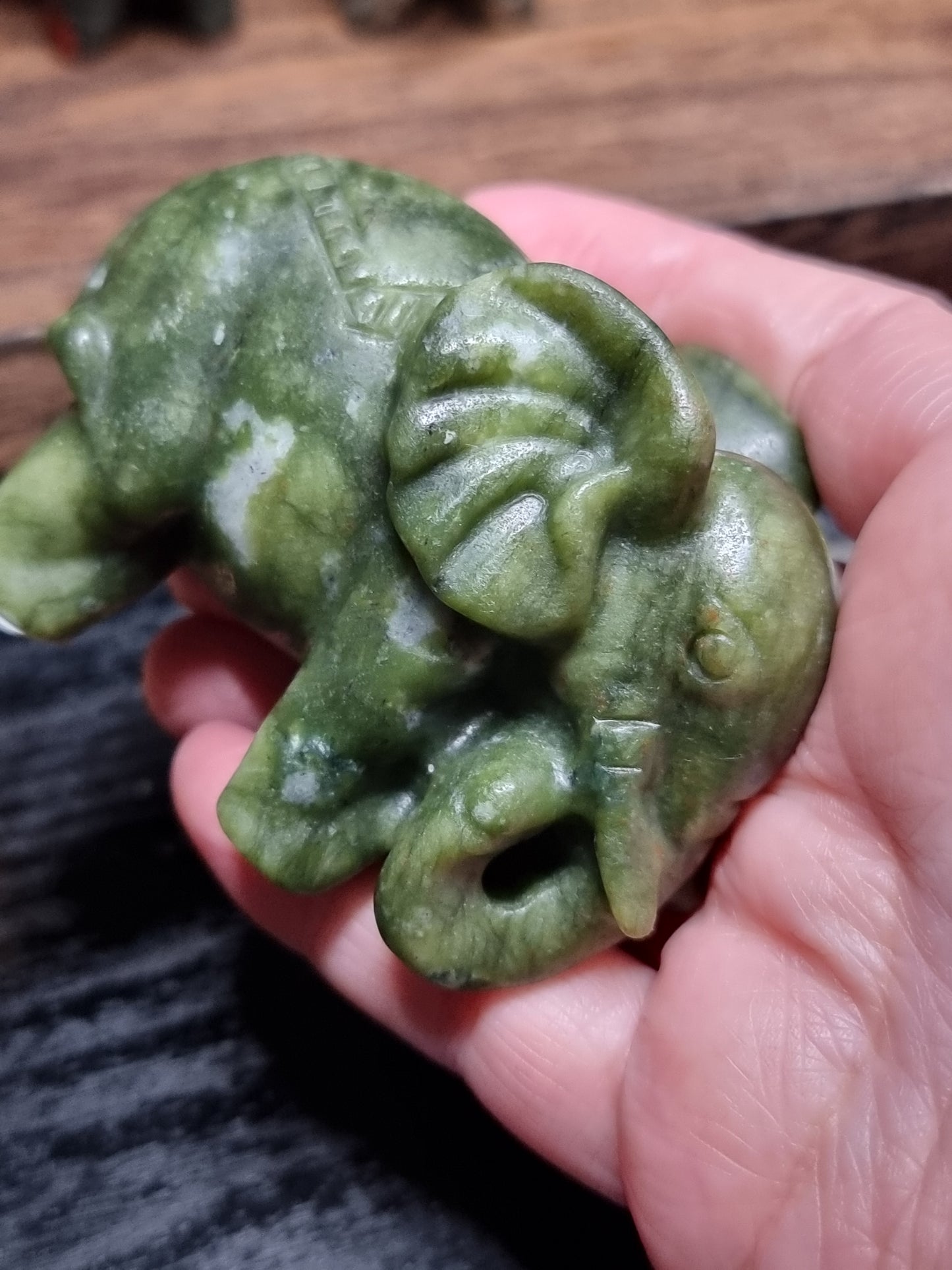 Elephant carvings