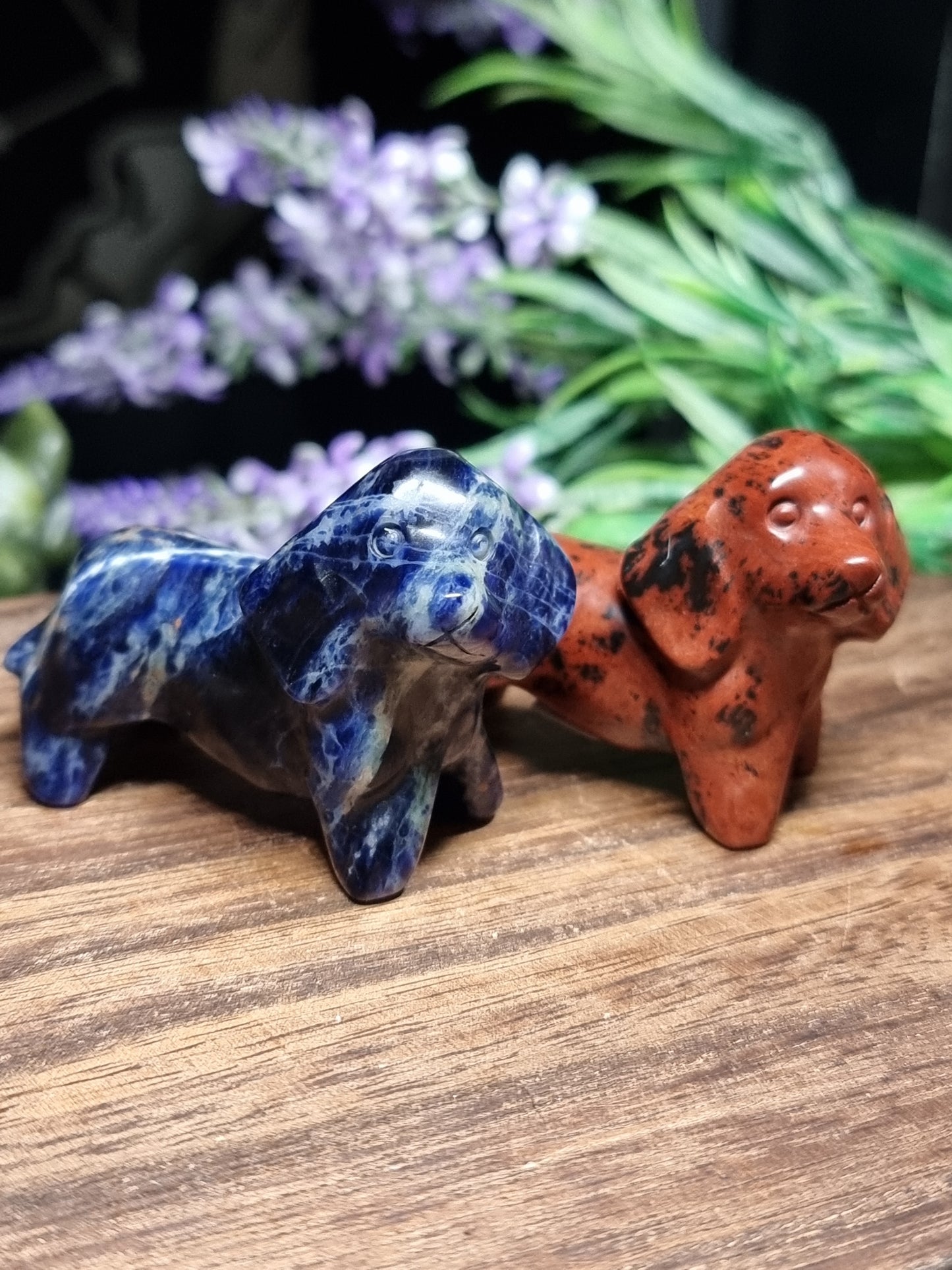 Sausage dog carvings