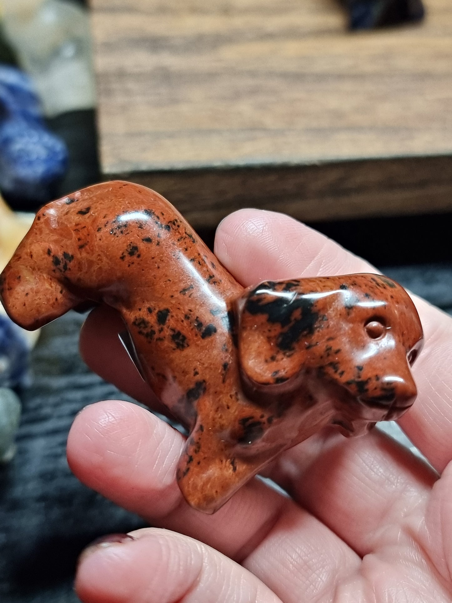Sausage dog carvings