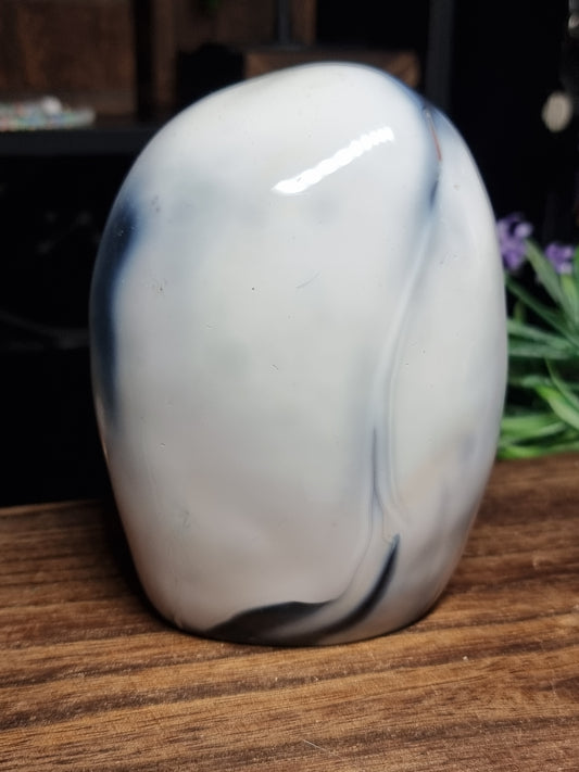 Orca agate large freeform