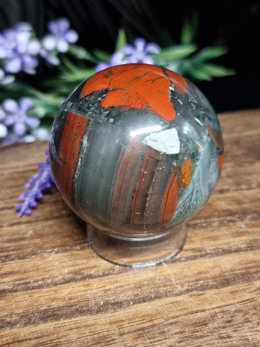 African bloodstone sphere