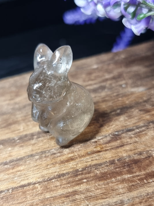 Smokey quartz rabbit
