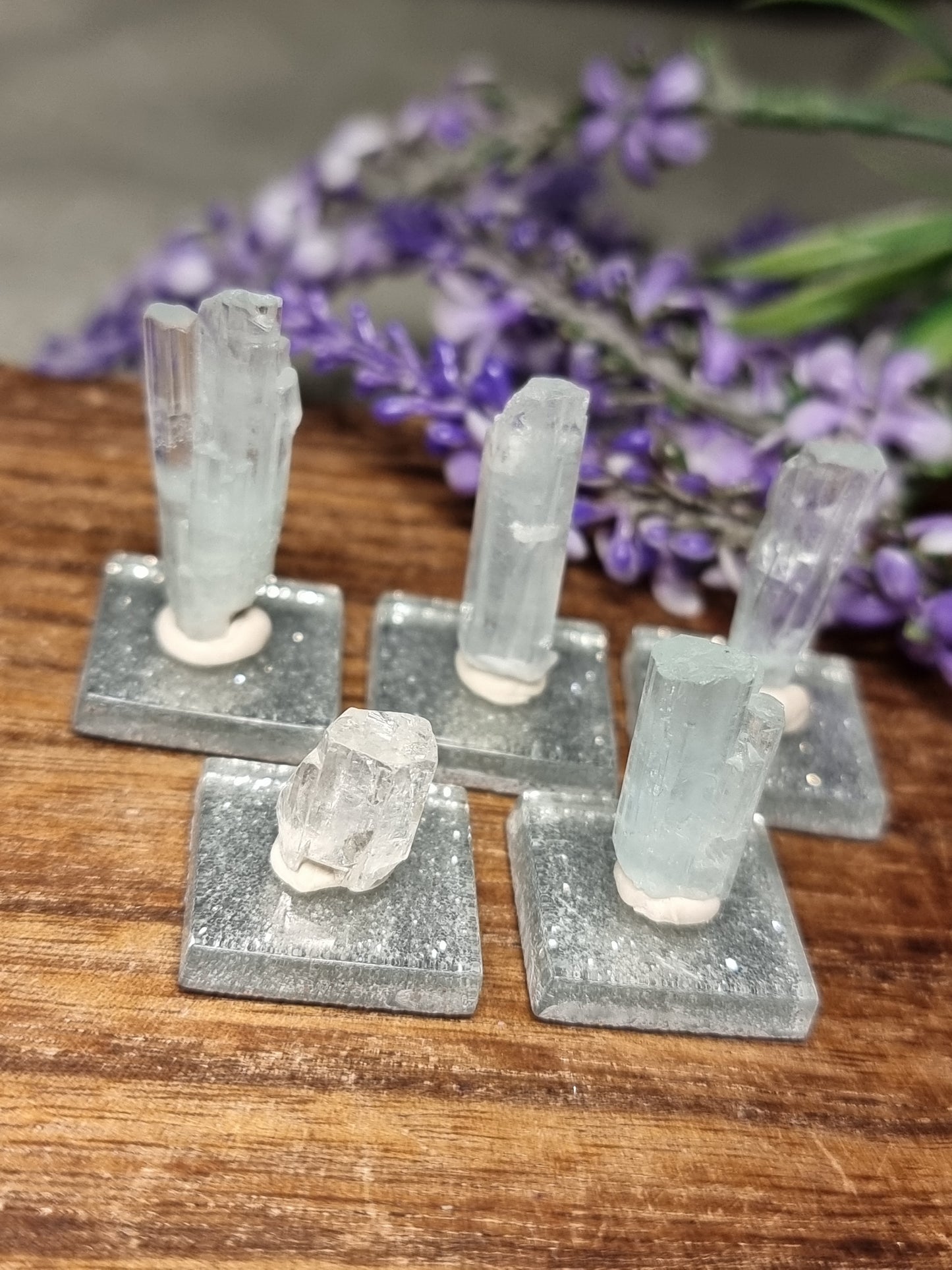 Aquamarine specimens