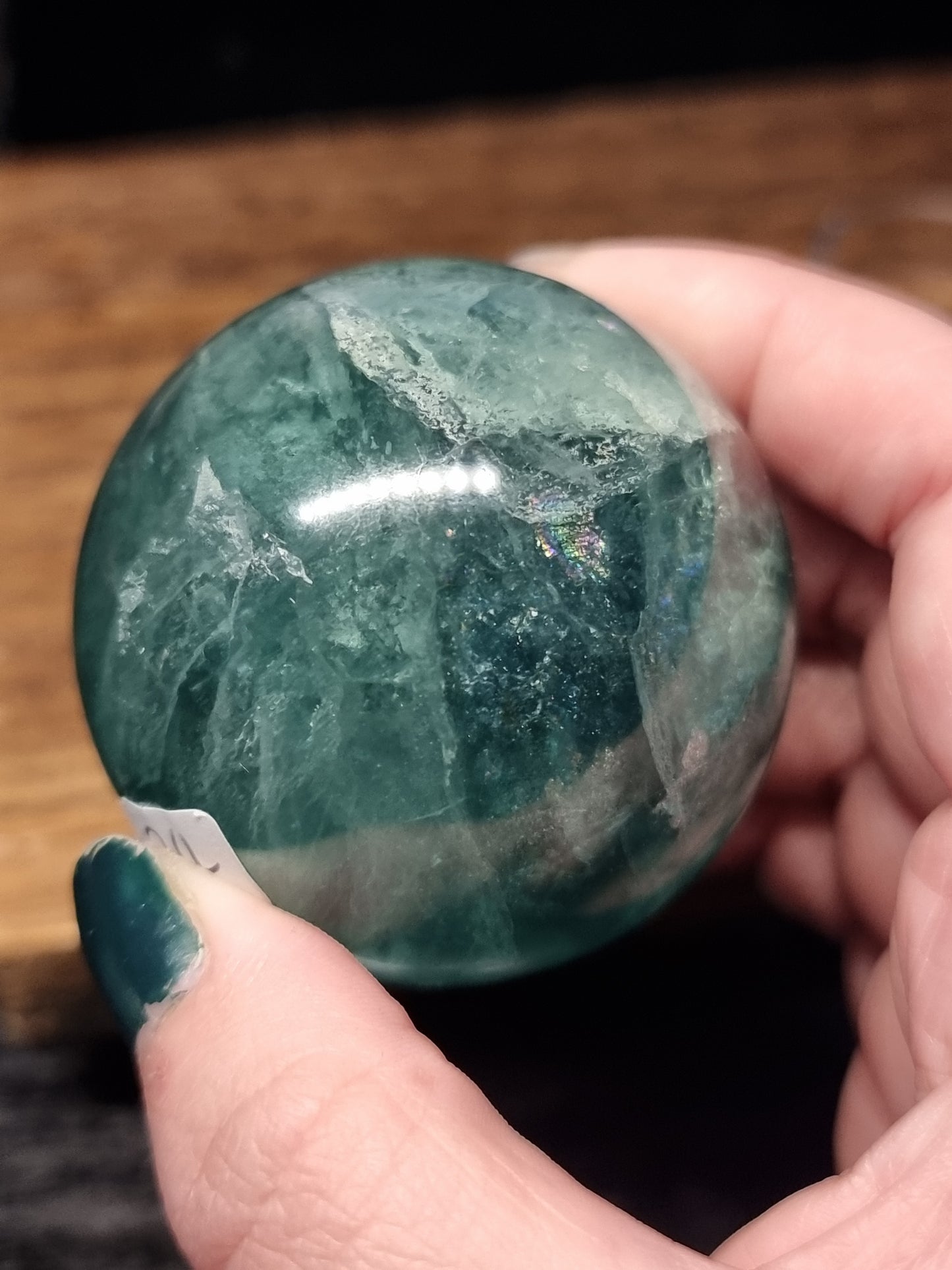 Fluorite sphere