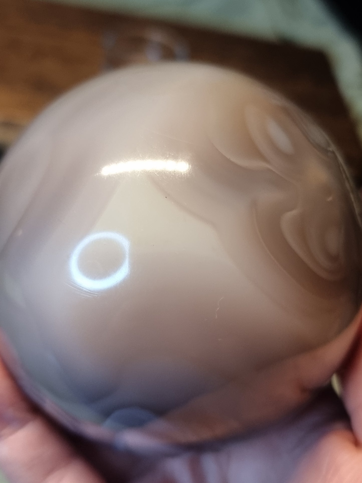 Jelly agate large sphere