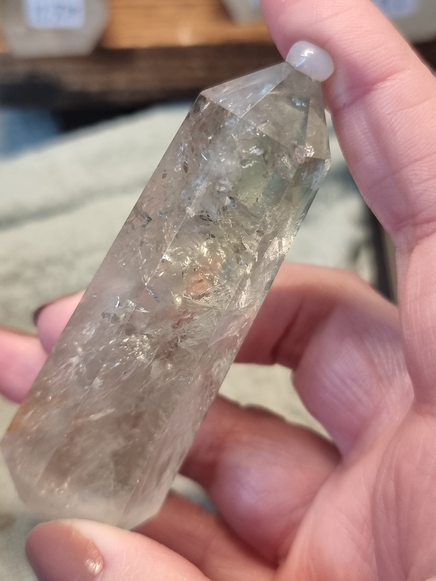Green quartz towers