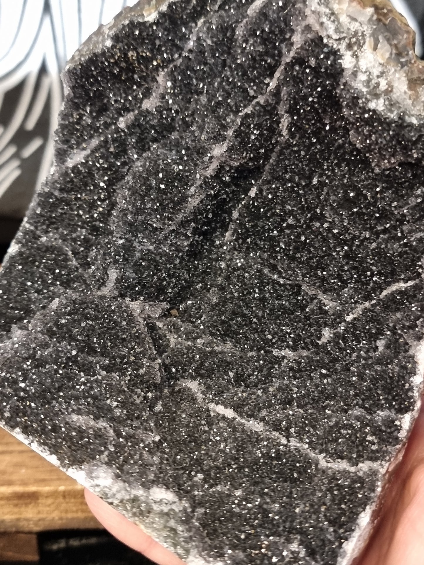 Black amethyst large cutbase