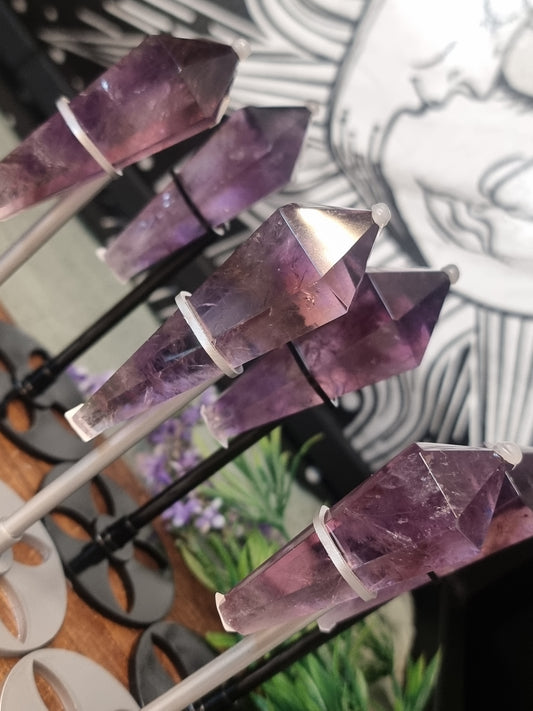 Amethyst wands