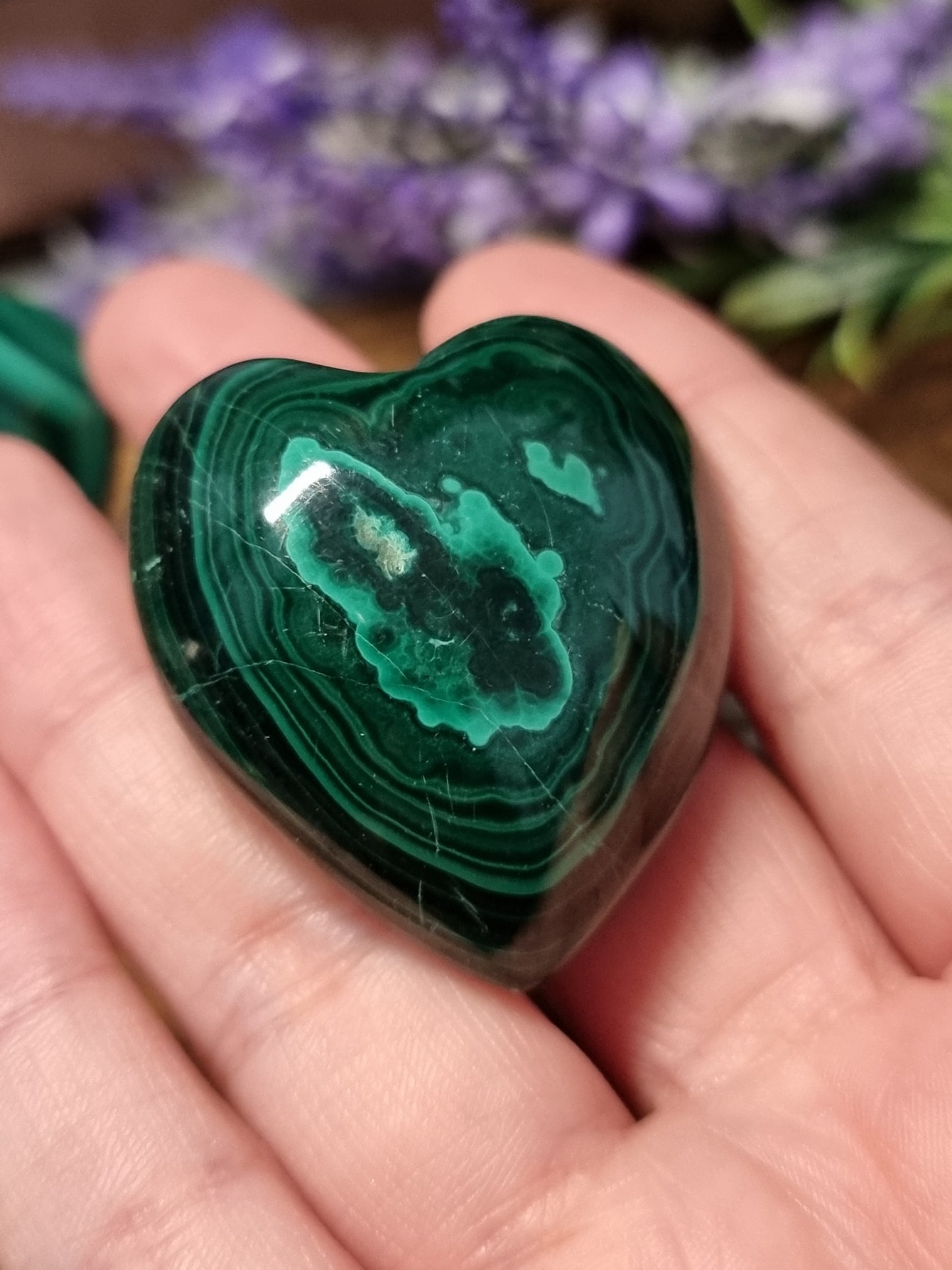 Malachite hearts