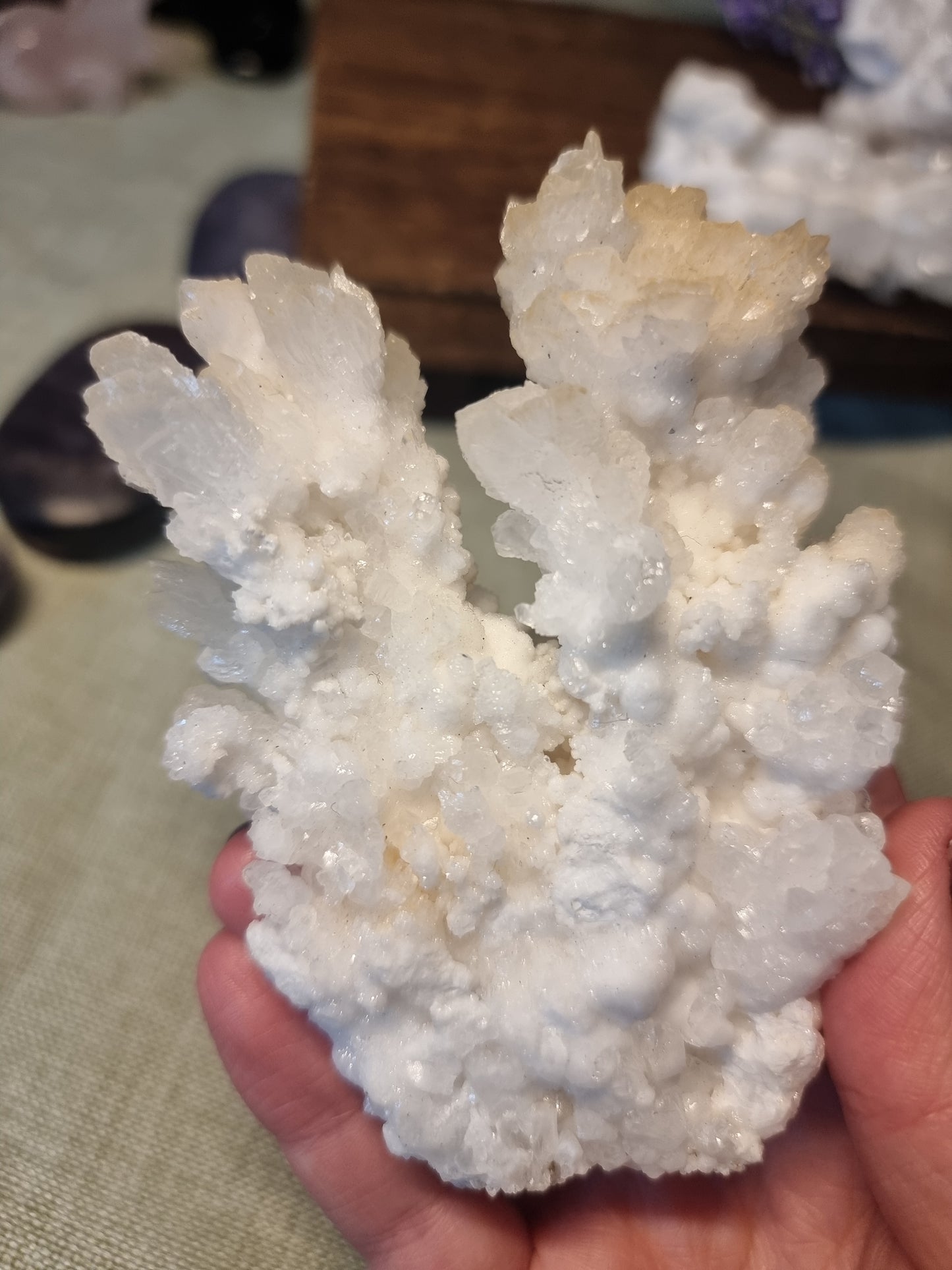 Aragonite stalactites