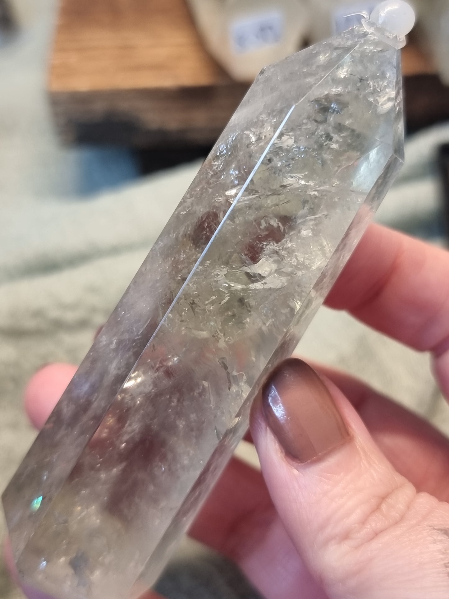 Green quartz towers
