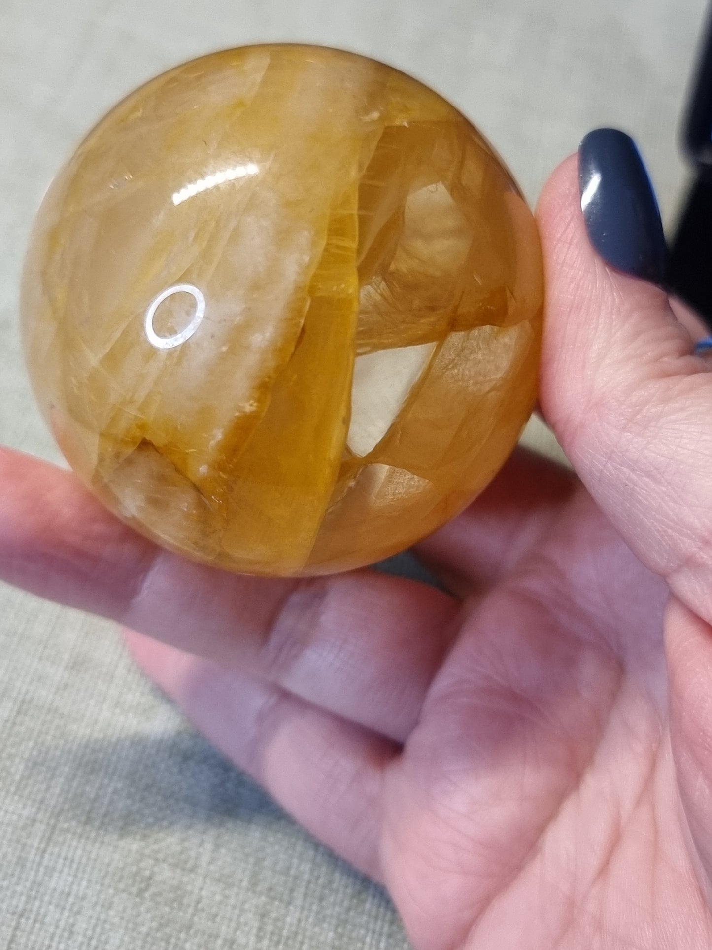 Golden healer spheres