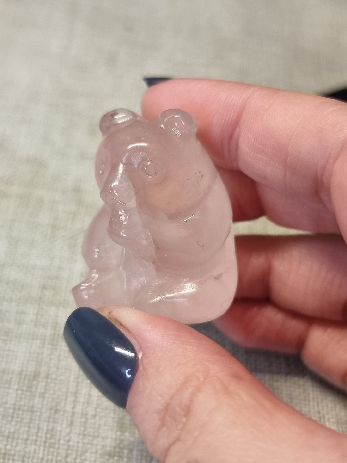 Rose quartz panda
