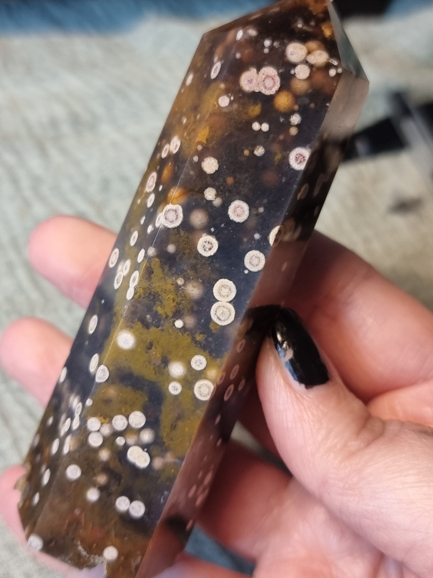 Starry sky agate towers