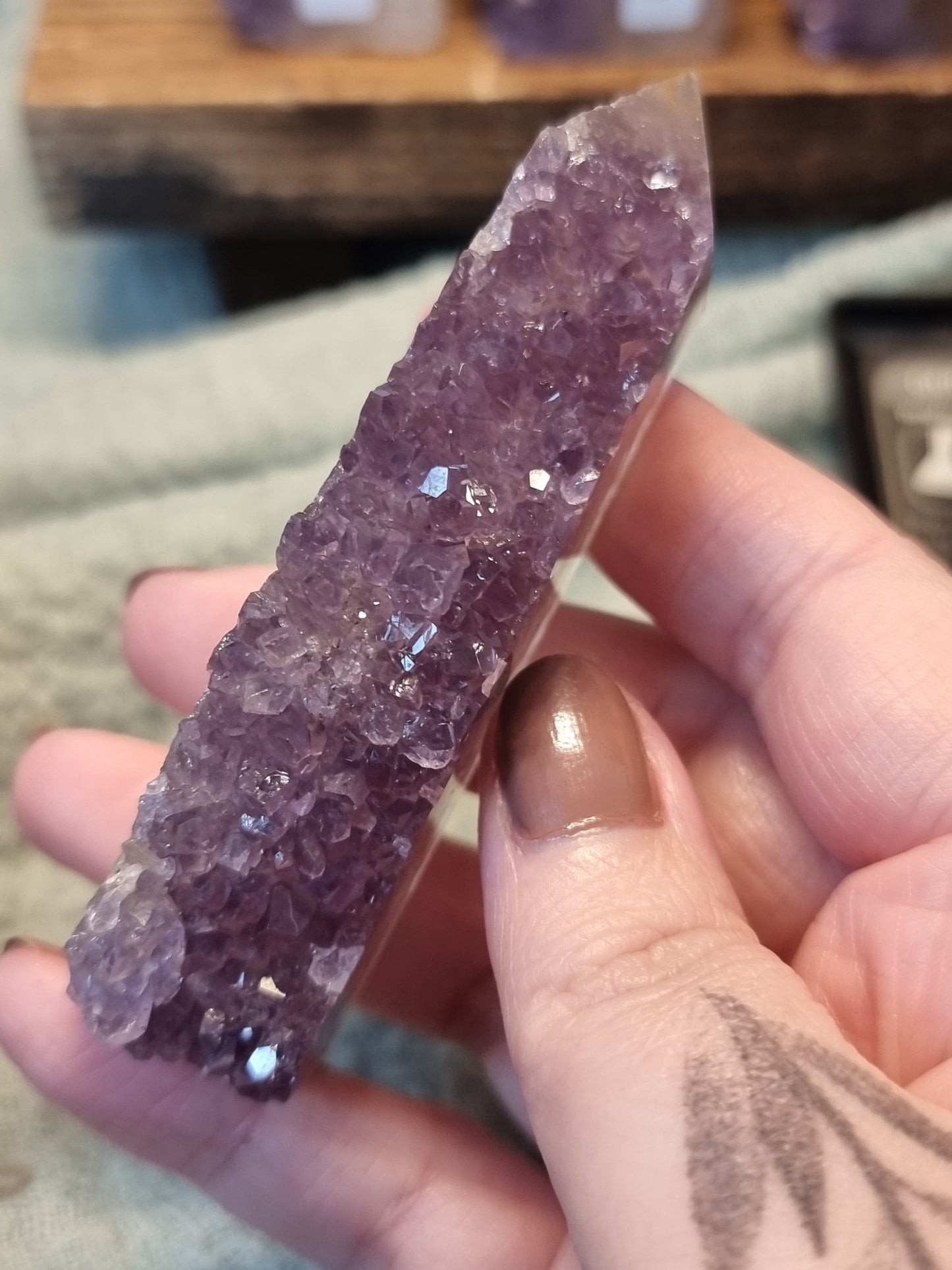 Amethyst druzy towers