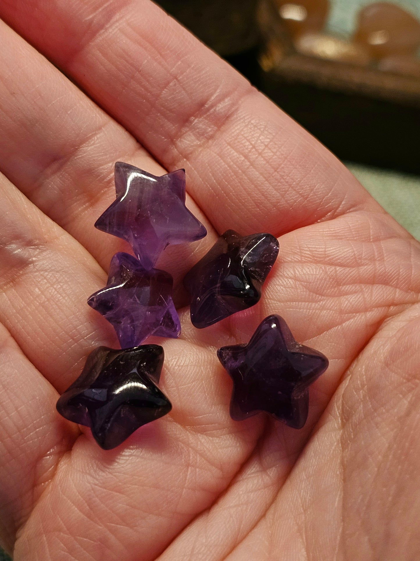 Mini Amethyst stars