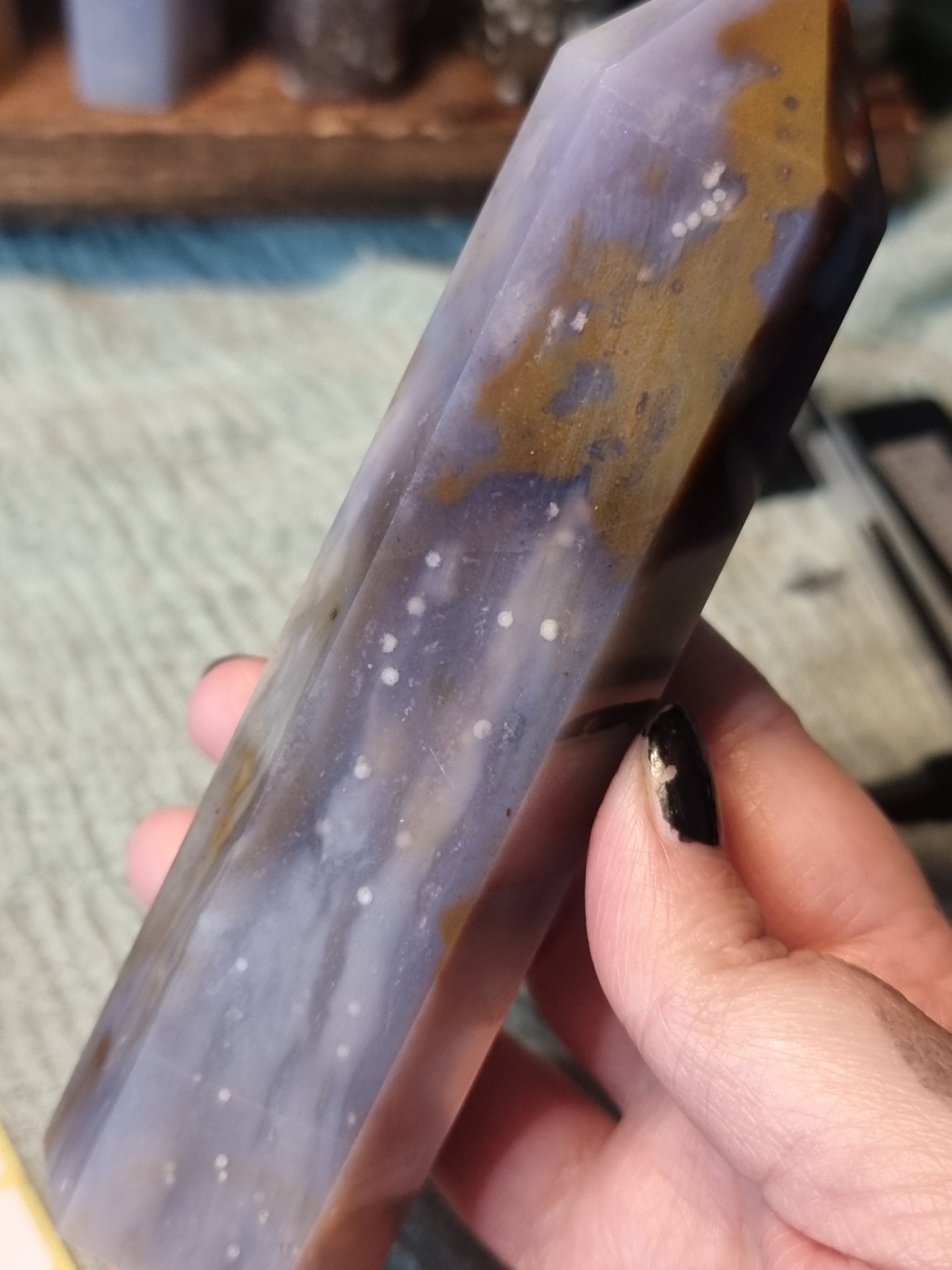 Starry sky agate towers