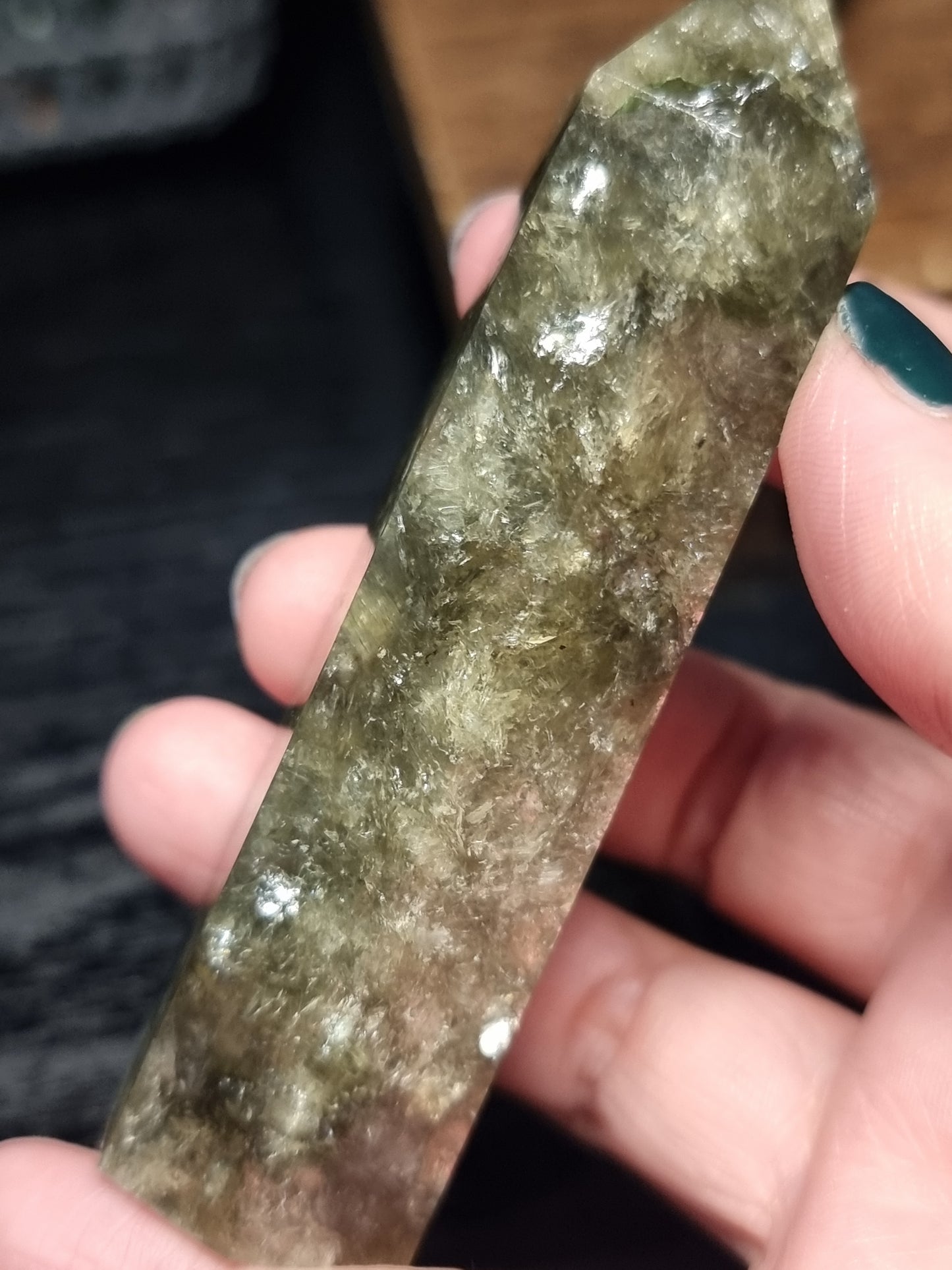 Green mica towers