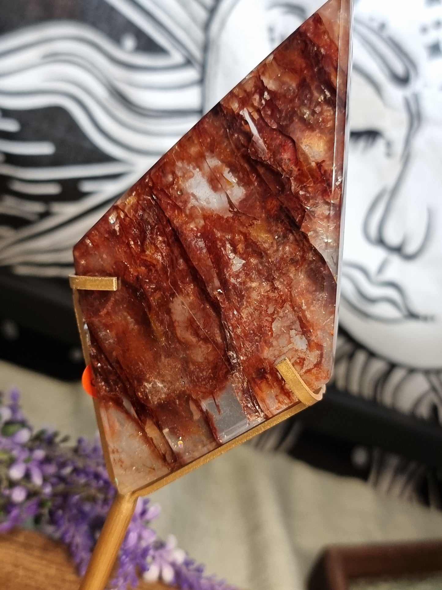 Fire quartz diamond