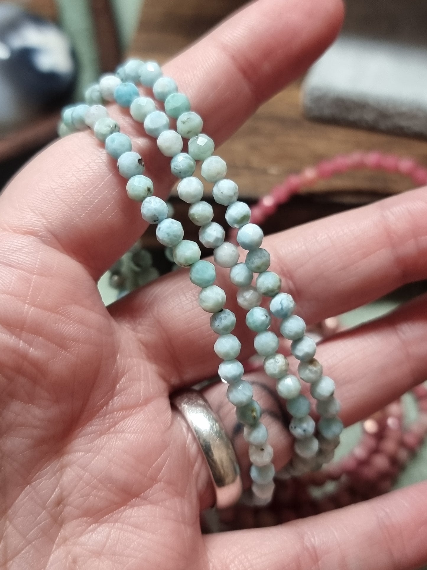 4mm faceted bracelets - high grade
