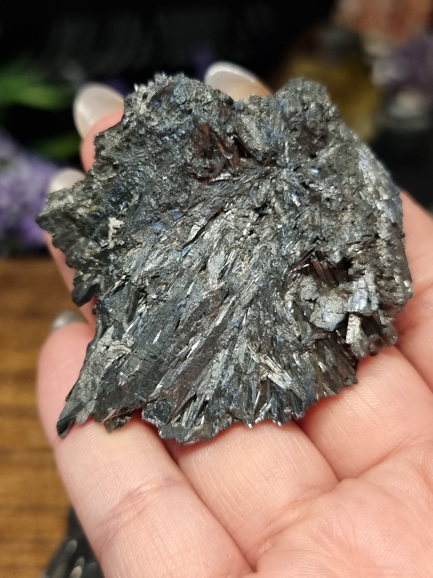 Stibnite specimens