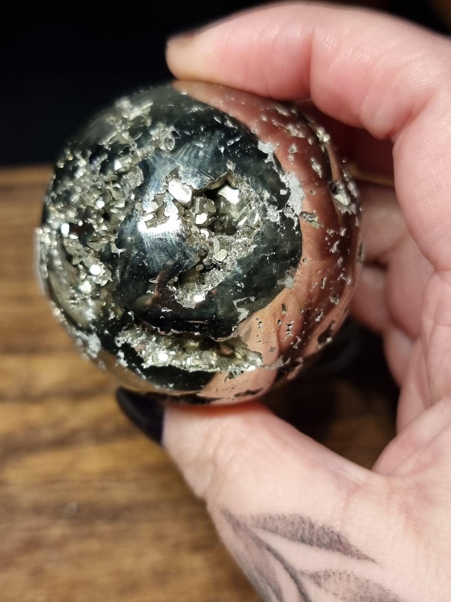 Peruvian pyrite spheres