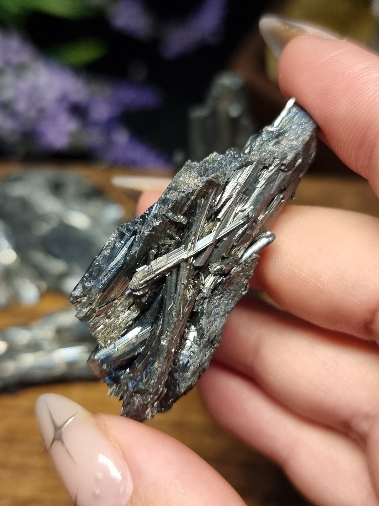 Stibnite specimens