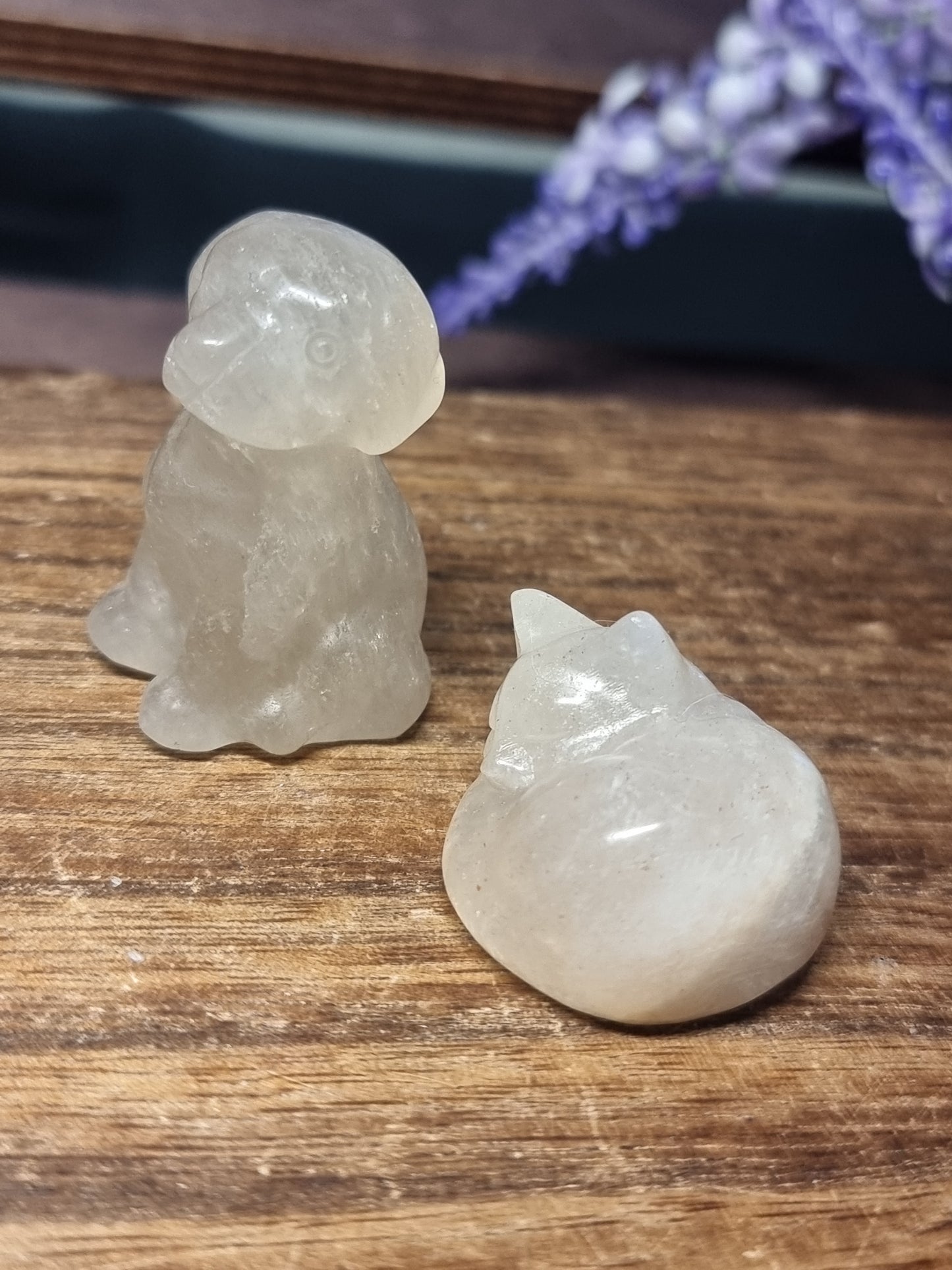 Moonstone carvings