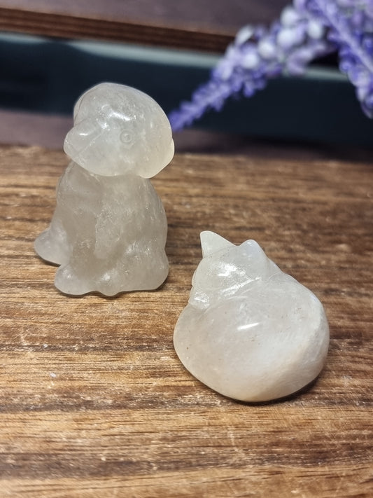 Moonstone carvings