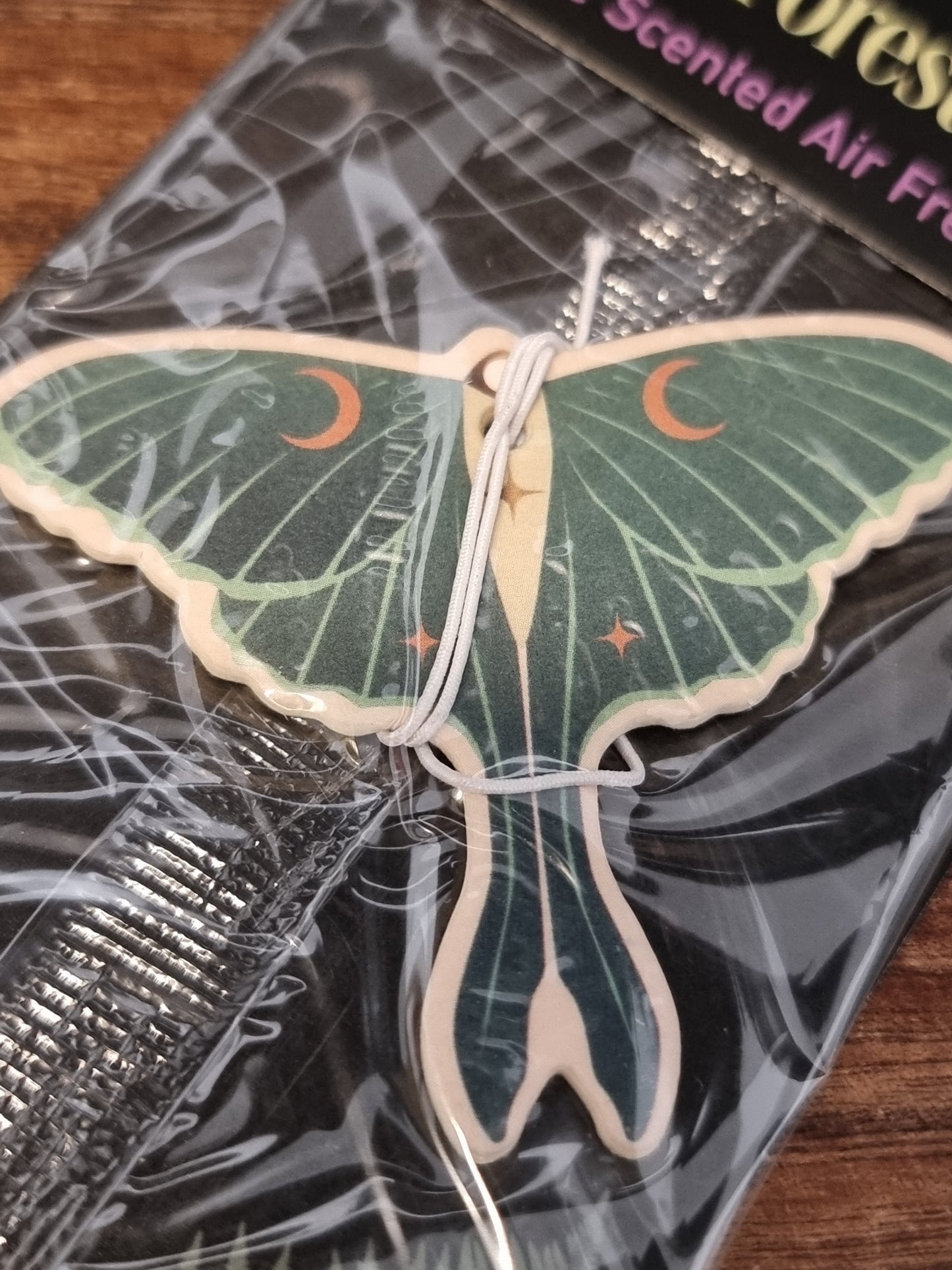 Dark forest moth air freshener