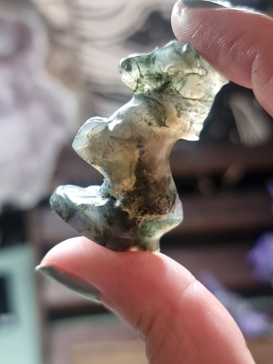 Horse carvings