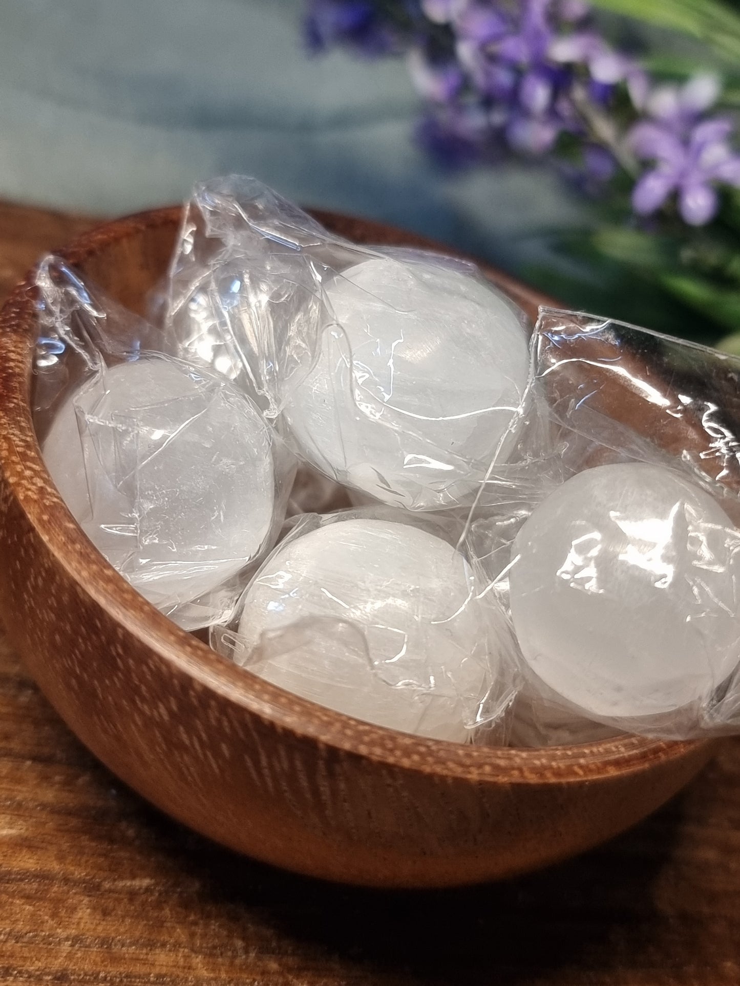 Satin spar tumbles