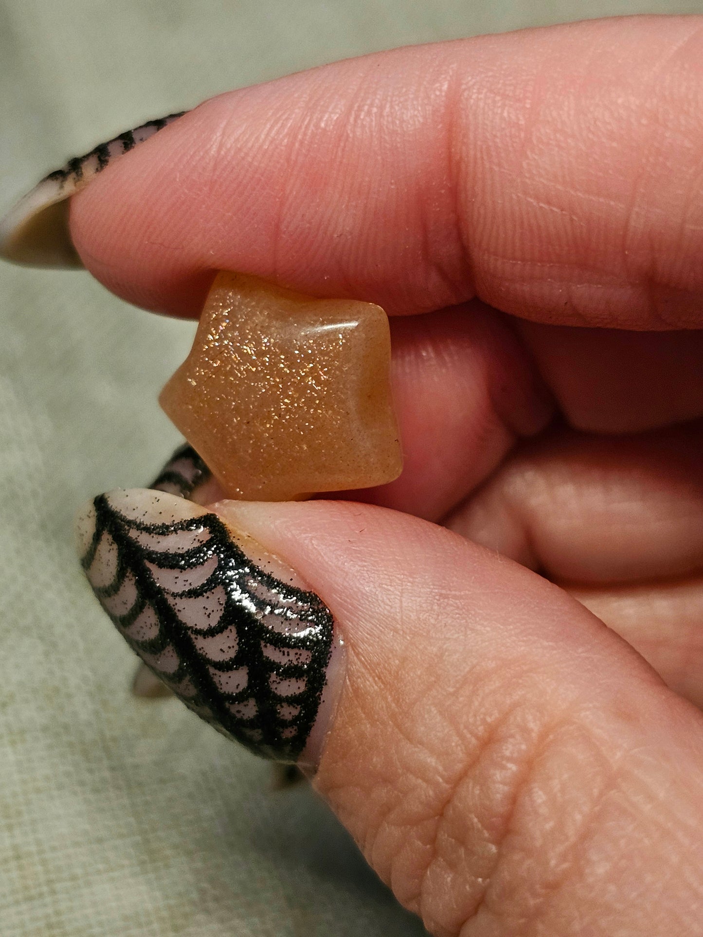 Mini Peach sunstone stars