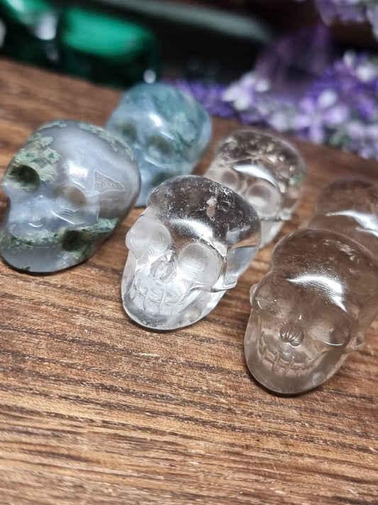 Skull carvings