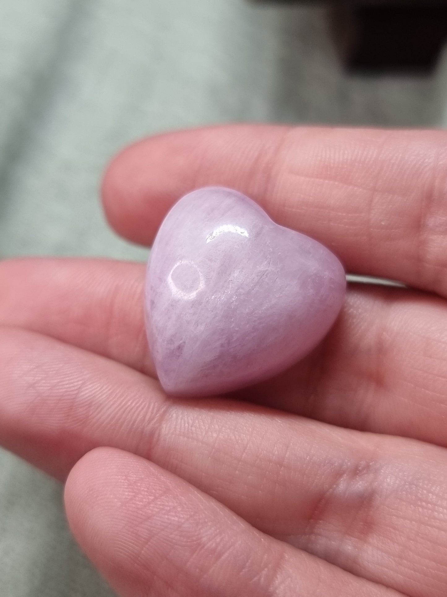 Kunzite flashy hearts