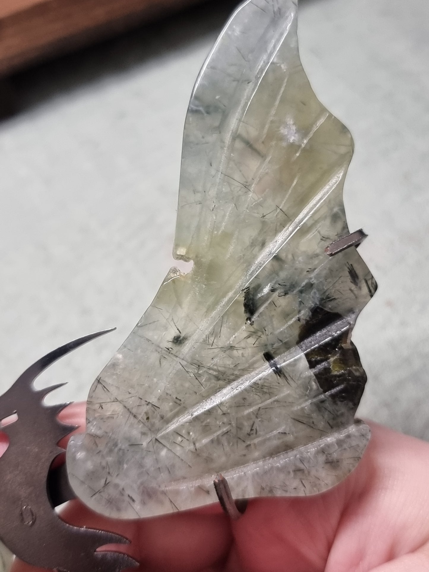 Prehnite dragon wings