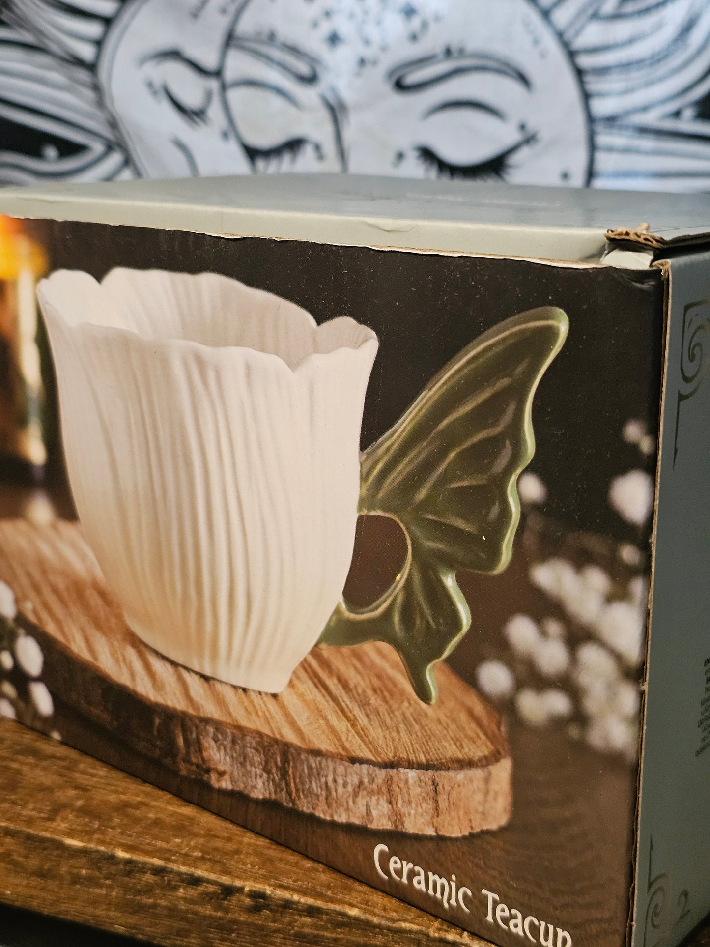 Flower fairy ceramic teacup - XL