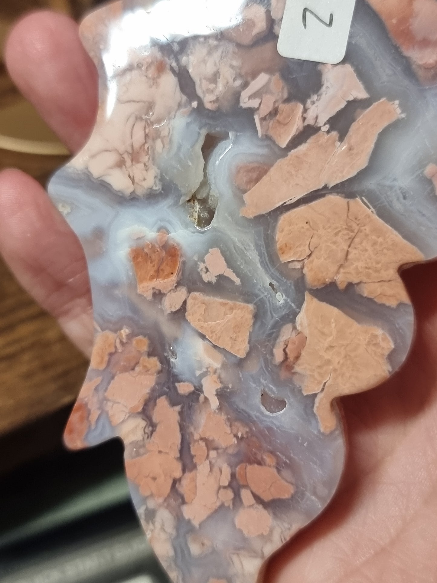 Pink agate wings